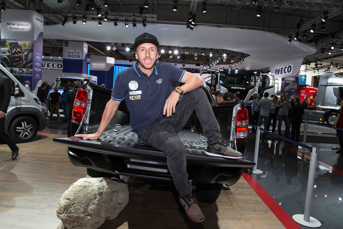 Antonio „Tony“ Cairoli (8-facher Weltmeister) auf der IAA-Nutzfahrzeuge in Hannover