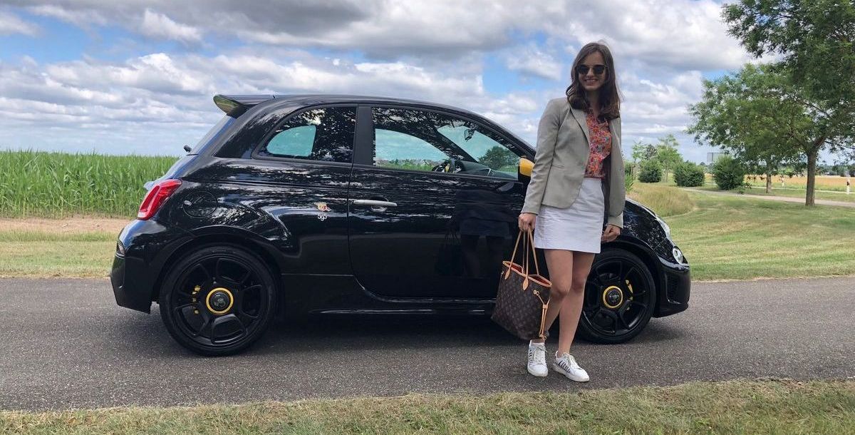 Mit Minela und Abarth auf dem Racetrack