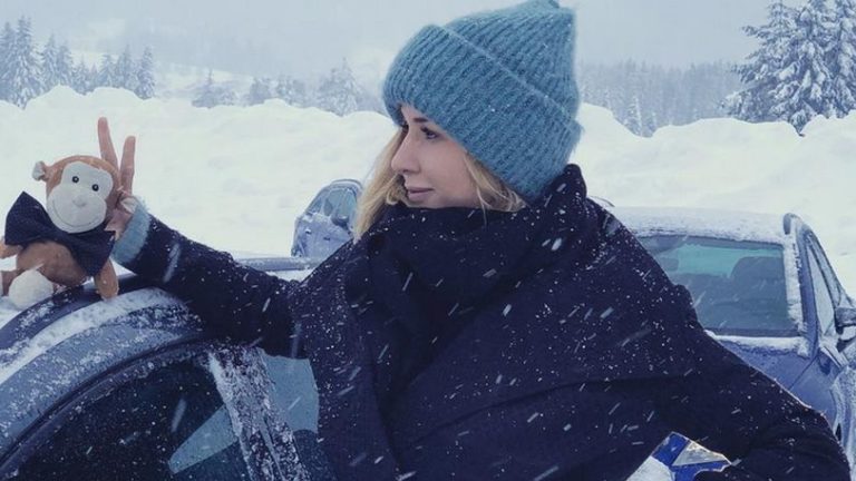 Mit Influencerin Lindarella im Schnee