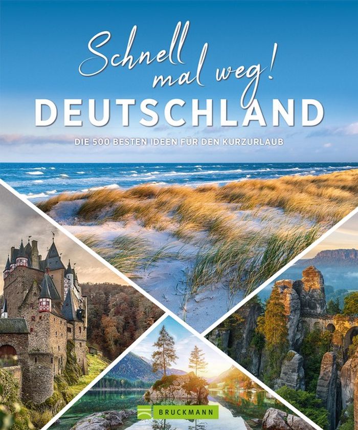 Britta Mentzel, Ulrike Katrin Peters, Barbara Rusch, Linde Wiesner Schnell mal weg! Deutschland Die 500 besten Ideen für den Kurzurlaub 320 Seiten, ca. 550 Abb., 29,99 Euro ISBN 978-3-7343-2023-1