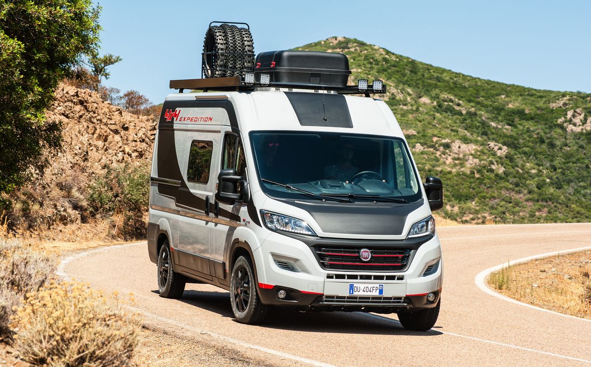 Privatsphäre und unabhängiges Reisen verspricht auch der Fiat Professional Ducato 4x4 Expedition.