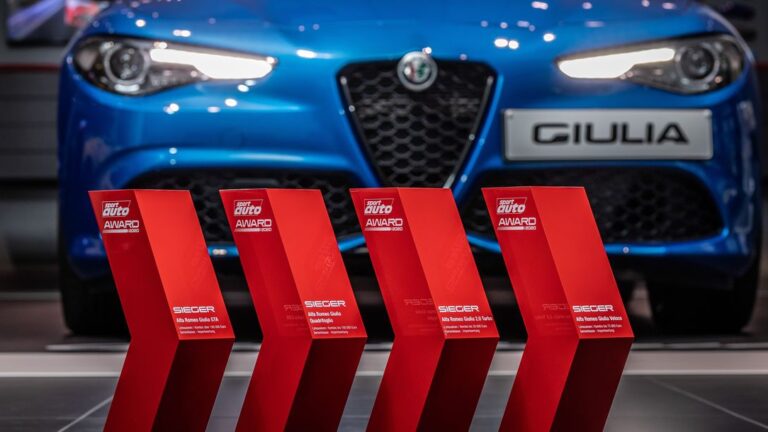 Sport Auto Award 2020: Vier Pokale für die Giulia