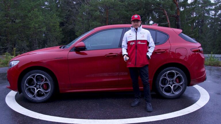 Räikkönen cruist im Stelvio durch Finnland