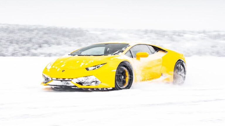 Driften: Keine Tricks auf vereisten Straßen