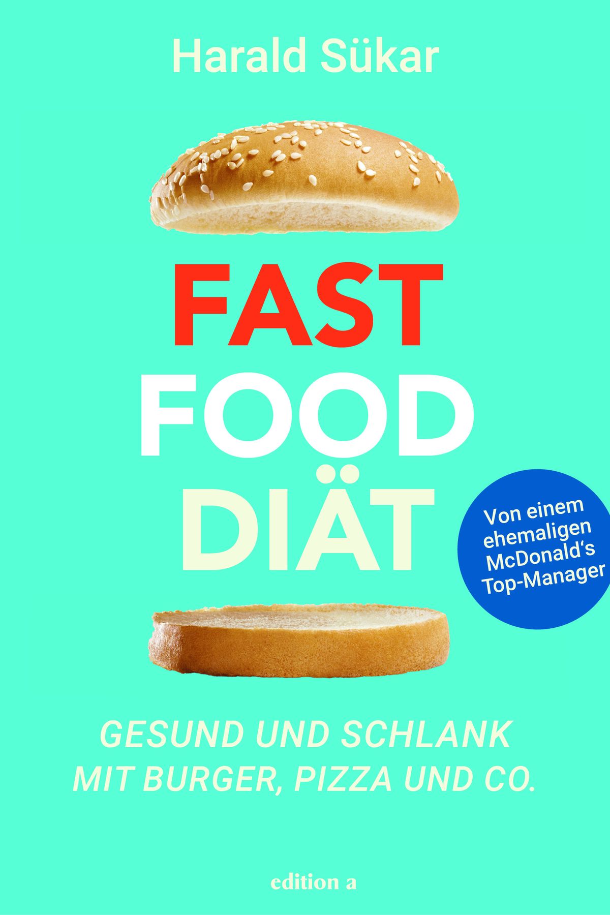 Harald Sükar | Fast Food Diät Gesund und schlank mit Burger, Pizza und Co. 20,- Euro | ISBN 978-3-990-01483-7