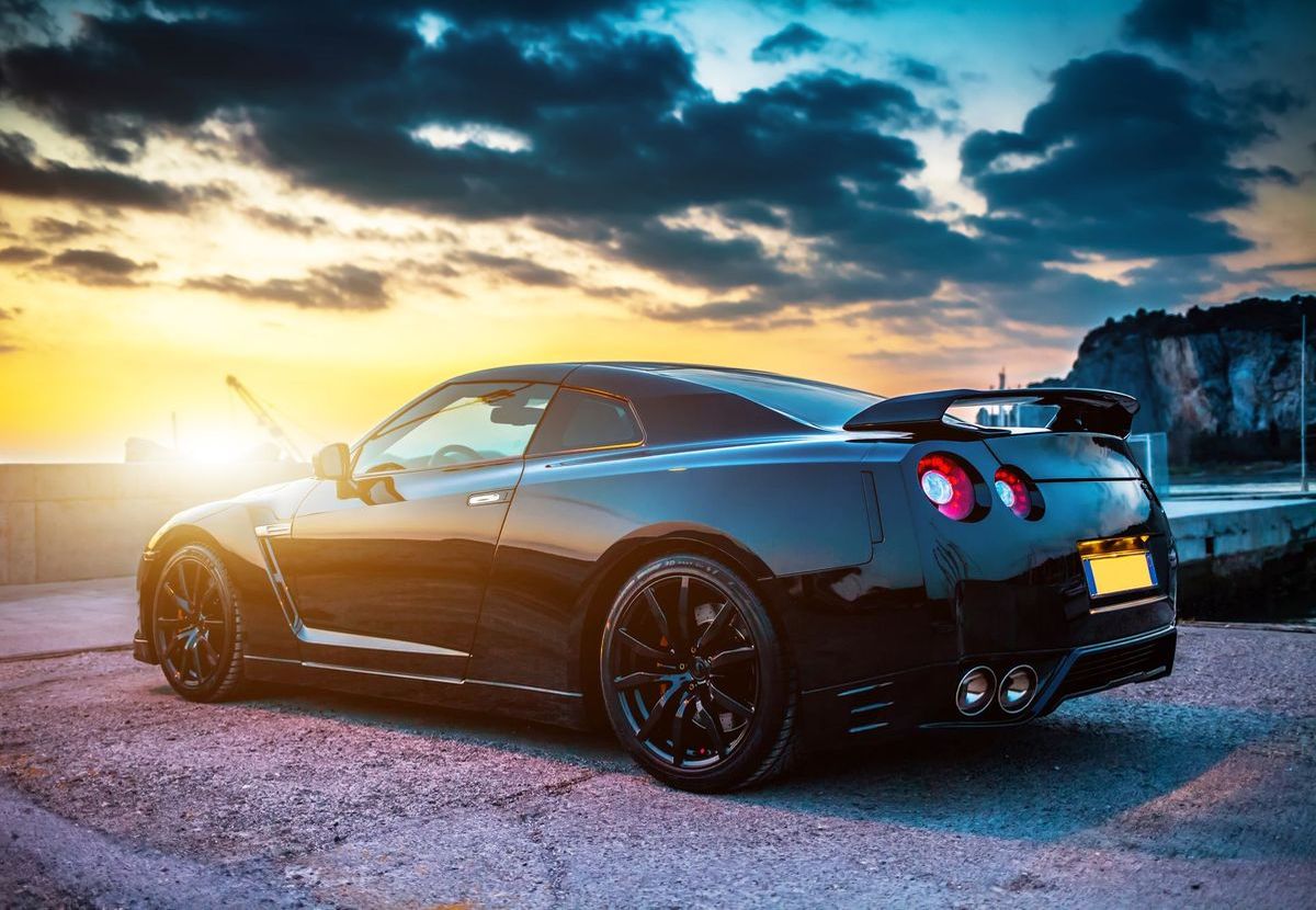 Foto: Nissan GT-R Black Edition.