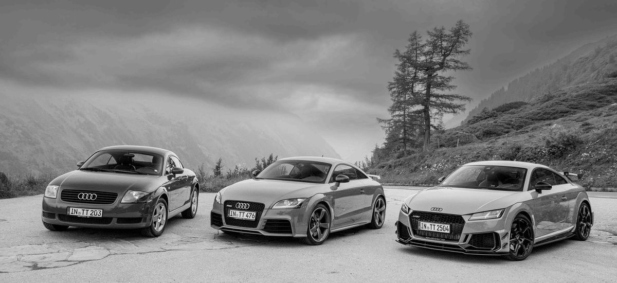 Foto: Die Historie des Audi Sportwagens.