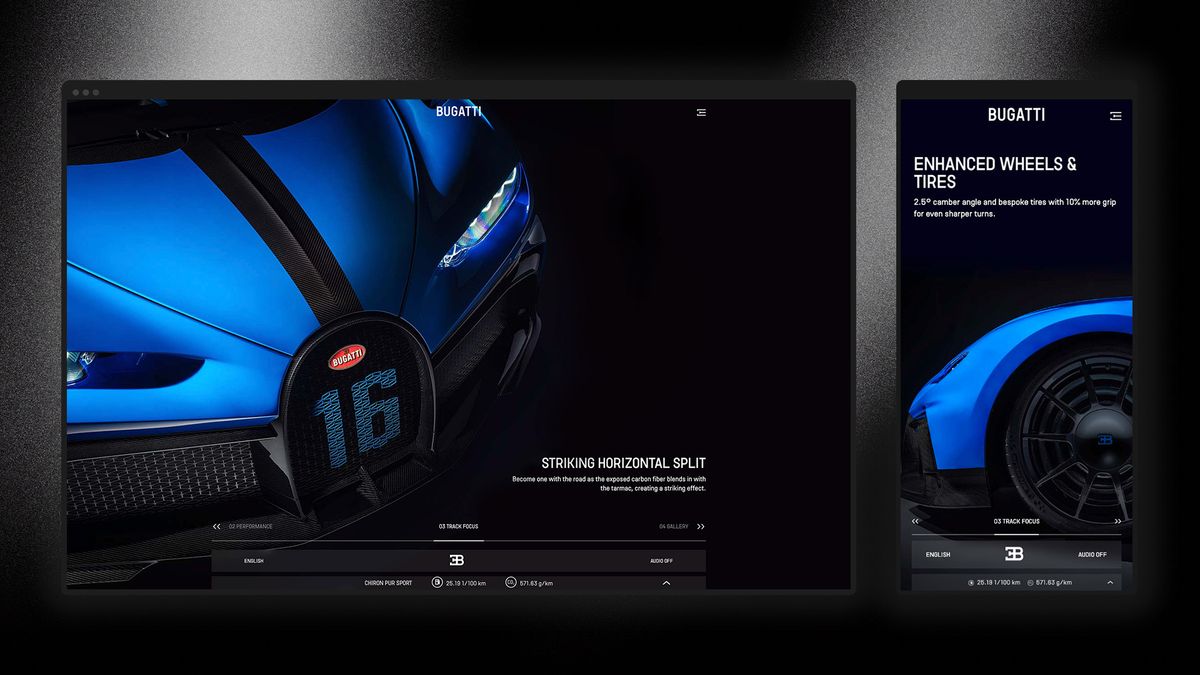 Foto: Bugatti geht mit Relaunch online.