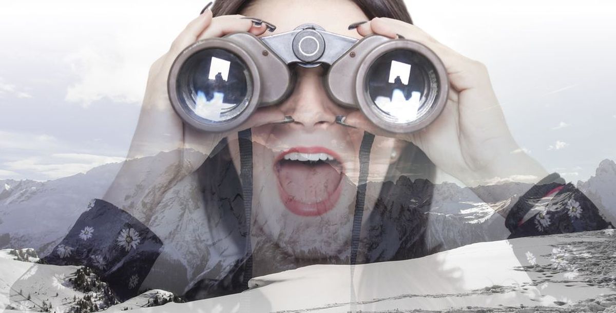 So cool kann ein Fernglas sein