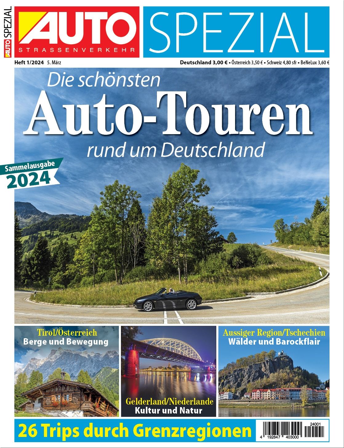 Foto: Die schönsten Auto-Touren in Deutschland und angrenzenden Regionen.