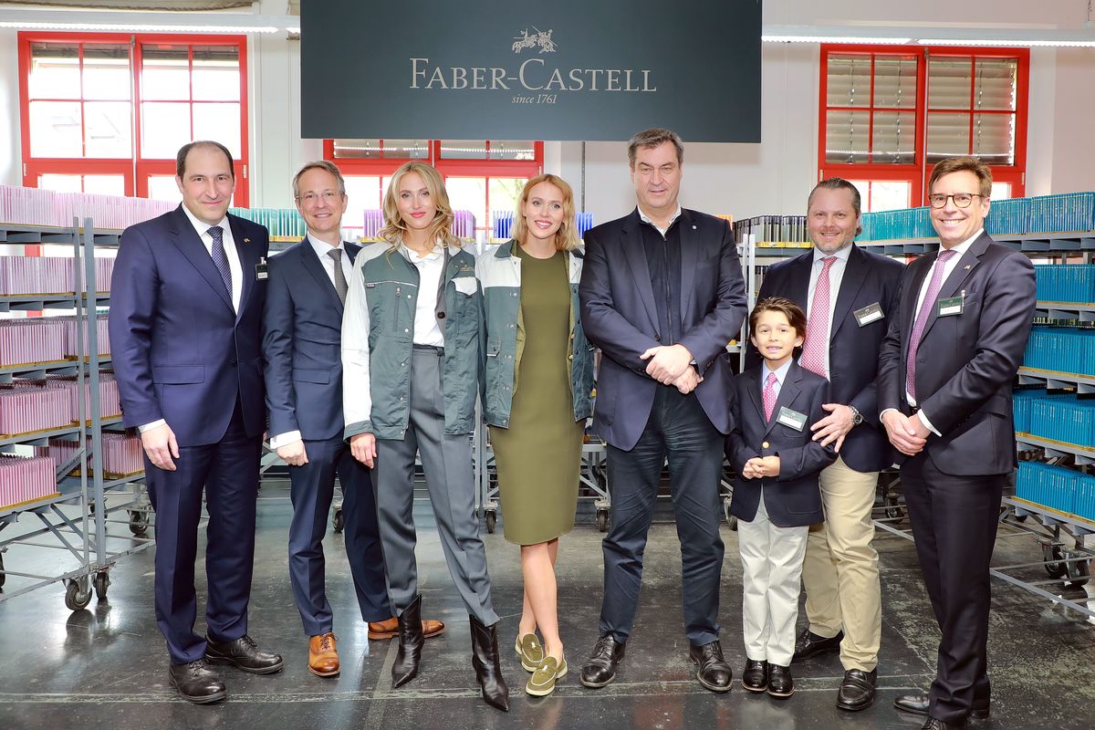 Foto: Markus Söder besucht Faber-Castell-Stammwerk.