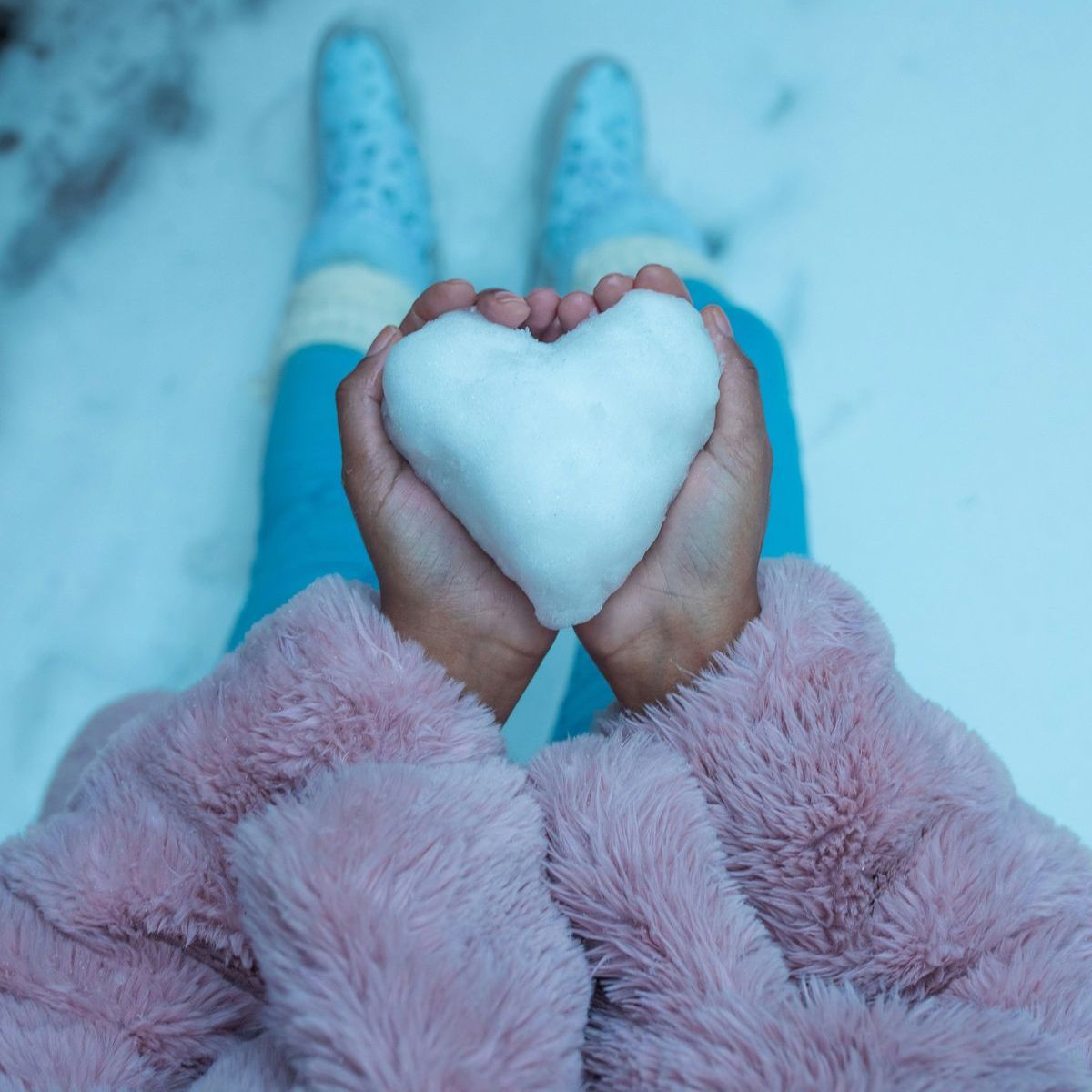 Mode im Schnee
