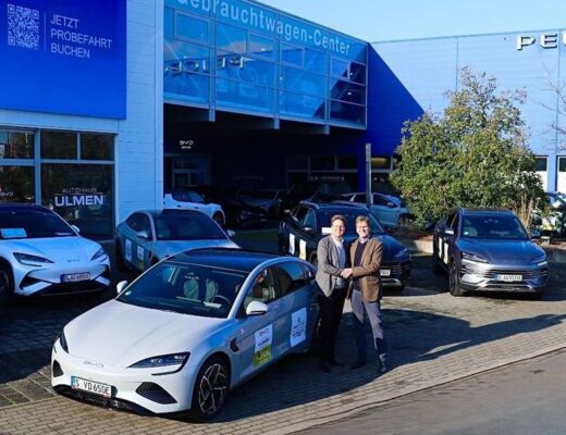 Autohaus Ulmen & BYD bringen den Davis Cup auf Touren