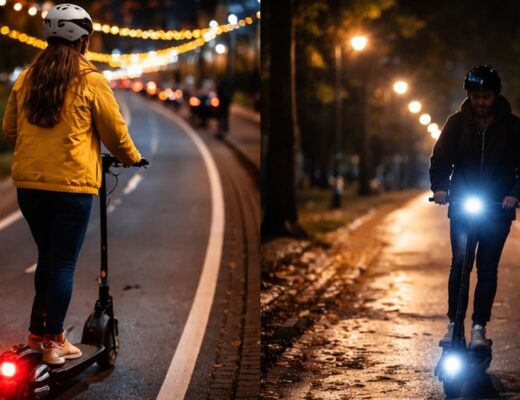 Nie unvorbereitet - Nachtfahrten mit E-Scootern