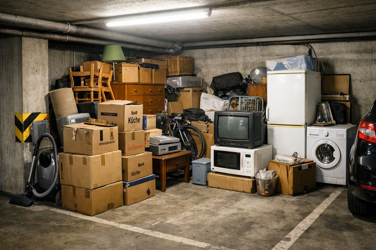 Tiefgarage als Lager nutzen - geht gar nicht