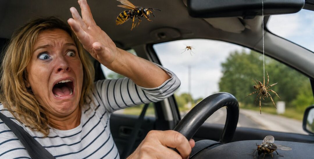 Rollender Albtraum - Wespe, Fliege, Mücke oder Spinne im Auto