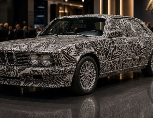 Warsaw Print-Tech Expo 2026 - das Live-Car-Wrapping am BMW 7er