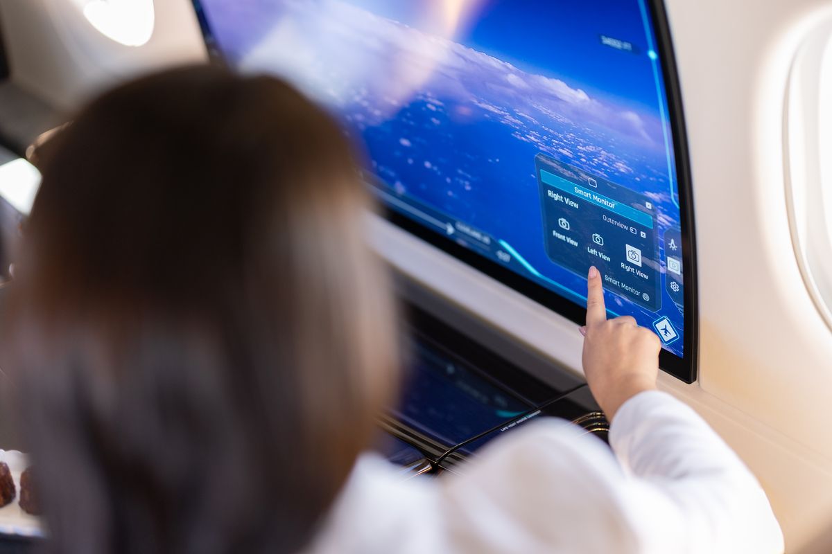 Flexjet - die Praetor 600E von Embraer mit Smart Window