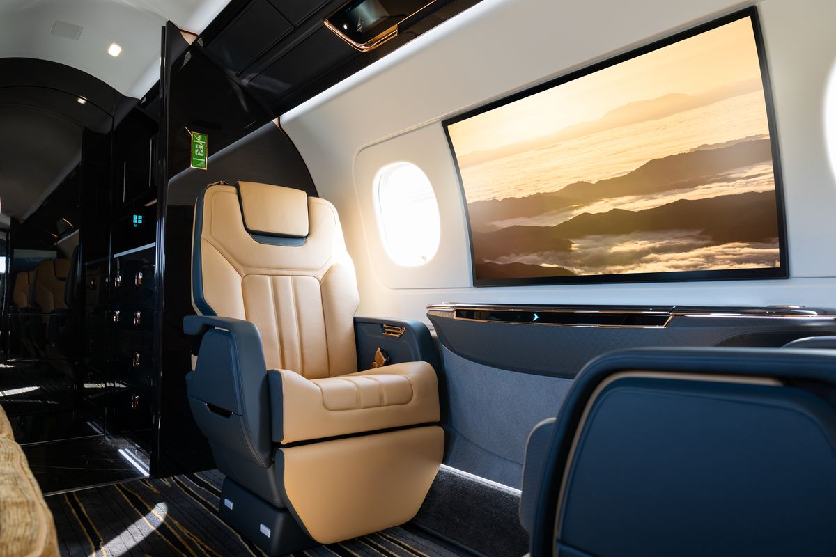 Flexjet - die Praetor 600E von Embraer mit Smart Window